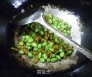 酸带豆炒毛豆的做法步骤：10