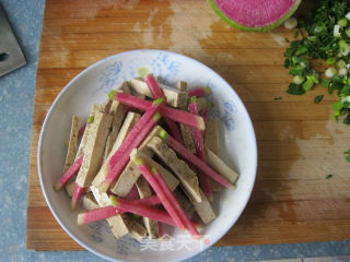 心里美拌灰培豆腐的做法步骤：6