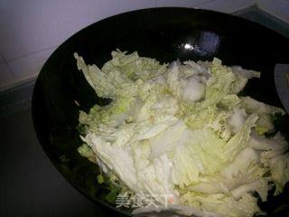 木耳炒白菜的做法步骤：4