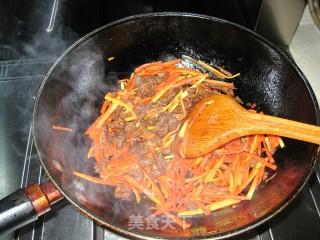 干煸牛肉的做法步骤：7