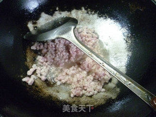 肉末炒酸带豆的做法步骤：4