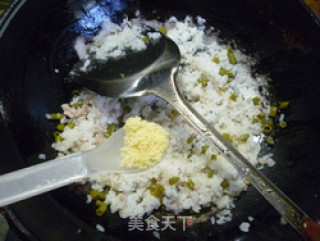 肉末炒酸带豆的做法步骤：7