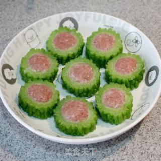 双重败火熬苦夏-----绿茶苦瓜酿的做法步骤：6