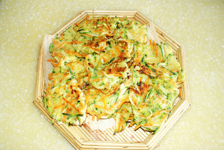 煎茭瓜饼的做法步骤：11