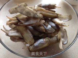 辣炒蛏子的做法步骤：1
