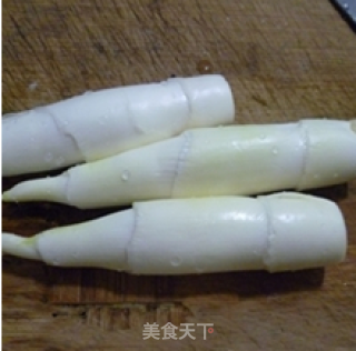 黄花菜茭白烧烤麸的做法步骤：8