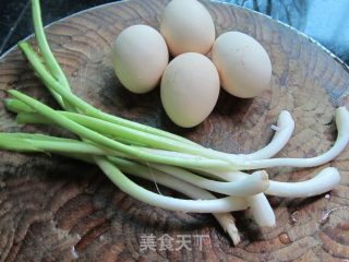 蒜头炒蛋的做法步骤：1