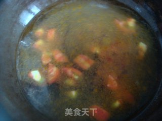 粗粮早餐-玉米面疙瘩汤的做法步骤：3