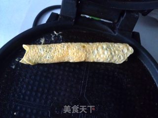双色蛋饼的做法步骤：4