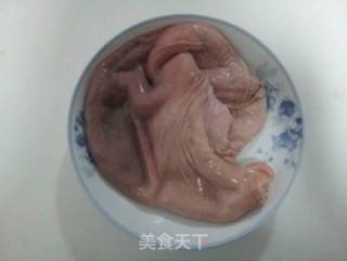 酸萝卜炖猪肚的做法步骤：4