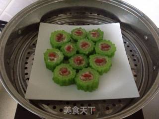 酿苦瓜的做法步骤：10