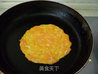 胡萝卜鸡蛋软饼的做法步骤：4