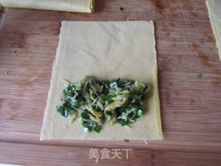 韭菜春卷的做法步骤：9