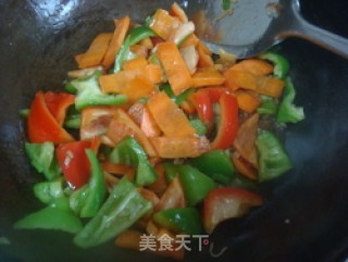 爆炒猪头肉的做法步骤：5