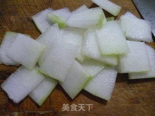 黄花菜咸肉冬瓜汤的做法步骤：5