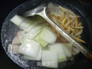 黄花菜咸肉冬瓜汤的做法步骤：8
