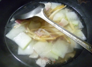 黄花菜咸肉冬瓜汤的做法步骤：10