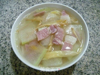 黄花菜咸肉冬瓜汤的做法步骤：11