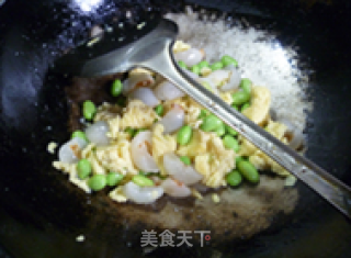 毛豆荔枝炒鸡蛋的做法步骤：12