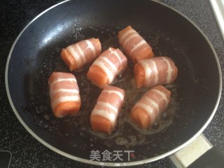 培根香料鲑鱼卷的做法步骤：3