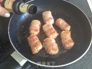 培根香料鲑鱼卷的做法步骤：4