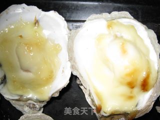 沙拉酱烤生蚝的做法步骤：7