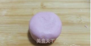 梅花糯米团的做法步骤：4