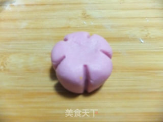 梅花糯米团的做法步骤：5