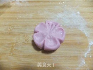 梅花糯米团的做法步骤：8