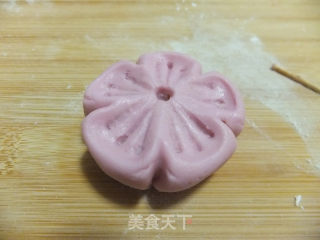 梅花糯米团的做法步骤：10