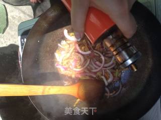 辣椒肉丝炒面的做法步骤：10