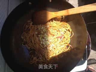 辣椒肉丝炒面的做法步骤：12