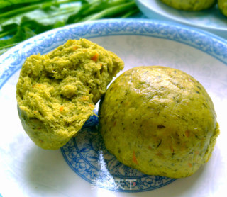 菠菜胡萝卜窝窝—健康绿色食品九阳原汁机的做法步骤：11