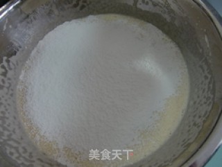 芒果栗子奶油蛋糕的做法步骤：3