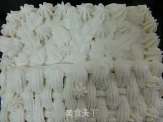 芒果栗子奶油蛋糕的做法步骤：15
