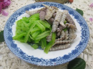 凉拌苦瓜虾爬肉的做法步骤：2