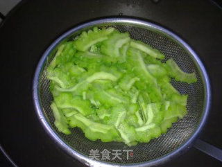 苦瓜扒蛋的做法步骤：4
