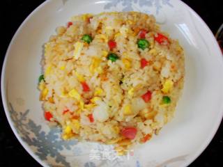 扬州炒饭的做法步骤：2