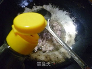 韭菜芽炒里脊肉的做法步骤：6