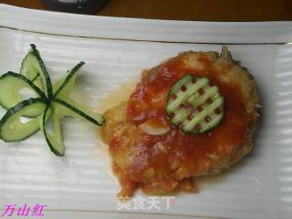 茄汁鱼块的做法步骤：6