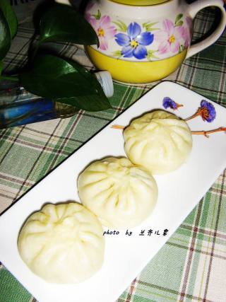 有酱香味的－－肉素搭配的豇豆包子的做法步骤：15