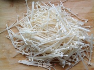 爽口金针菇的做法步骤：1