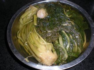 雪菜炒春笋的做法步骤：10