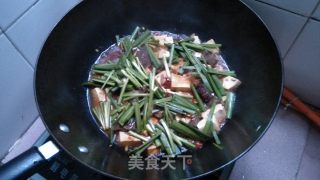 韭菜血豆腐的做法步骤：10