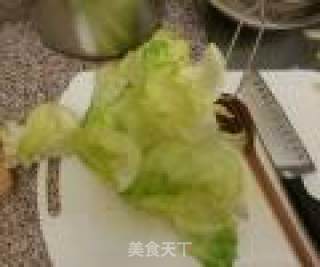 翡翠生菜卷--家常版的做法步骤：3