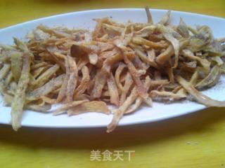 香炸杏鲍菇的做法步骤：5