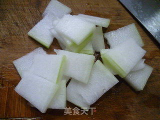 冬瓜牛肉丸粉丝汤的做法步骤：3