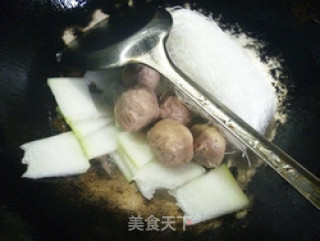 冬瓜牛肉丸粉丝汤的做法步骤：5