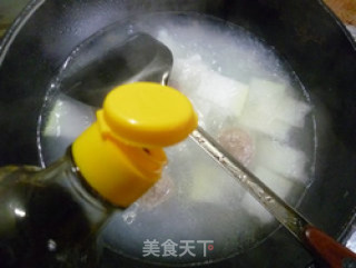 冬瓜牛肉丸粉丝汤的做法步骤：7