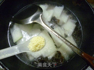 黑木耳冬瓜汤的做法步骤：9